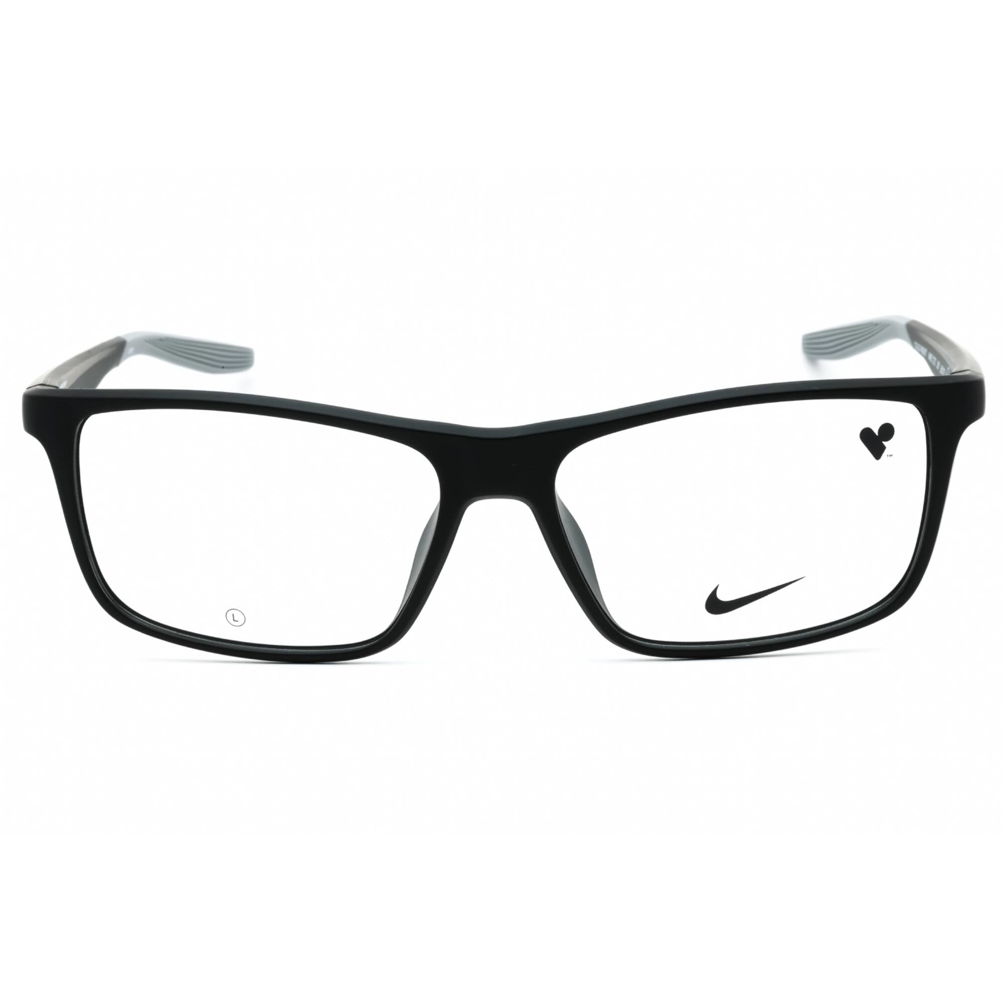 Nike Men's Eyeglasses - Matte Black Rectangular Shape Full Rim Frame | NIKE 7272 001