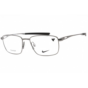Nike Men's Eyeglasses - Satin Gunmetal Titanium Rectangular Frame | NIKE 6046 070