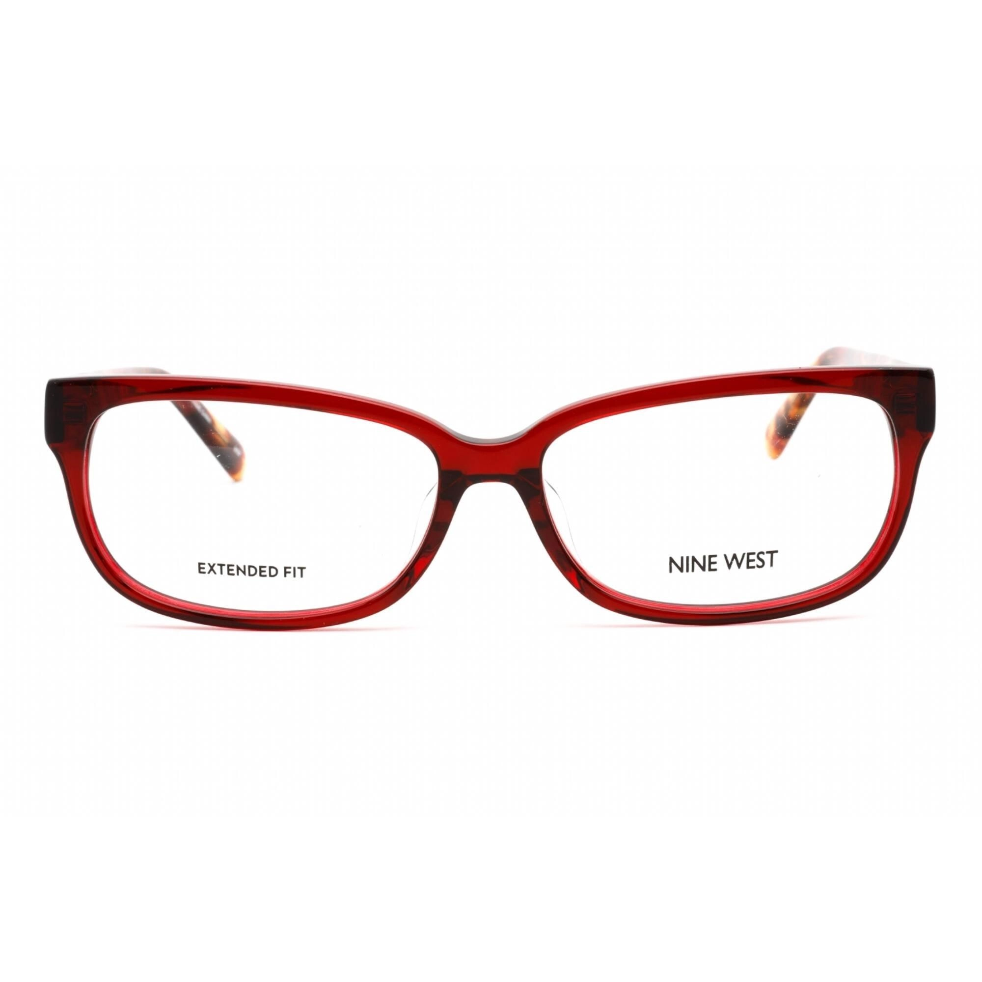 Nine West Women's Eyeglasses - Full Rim Burgundy Plastic Rectangular | NW5198X 650