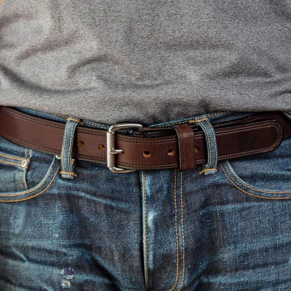 Old World Harness Leather Belt - 1.5"
