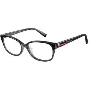 Pierre Cardin Women's Eyeglasses - Full Rim Black Acetate Square Frame | P.C. 8434 807