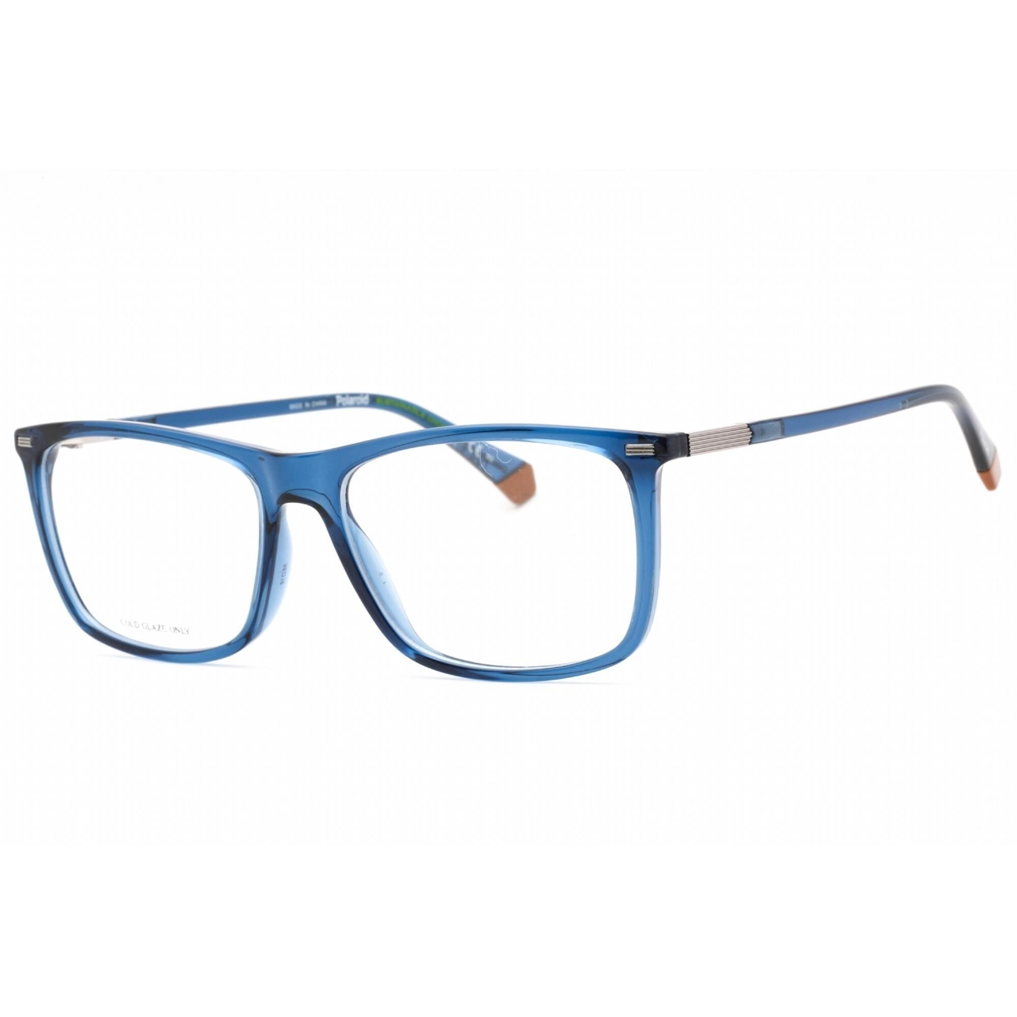 Polaroid Core Men's Eyeglasses - Blue Acetate/Metal Frame | PLD D430 0PJP 00