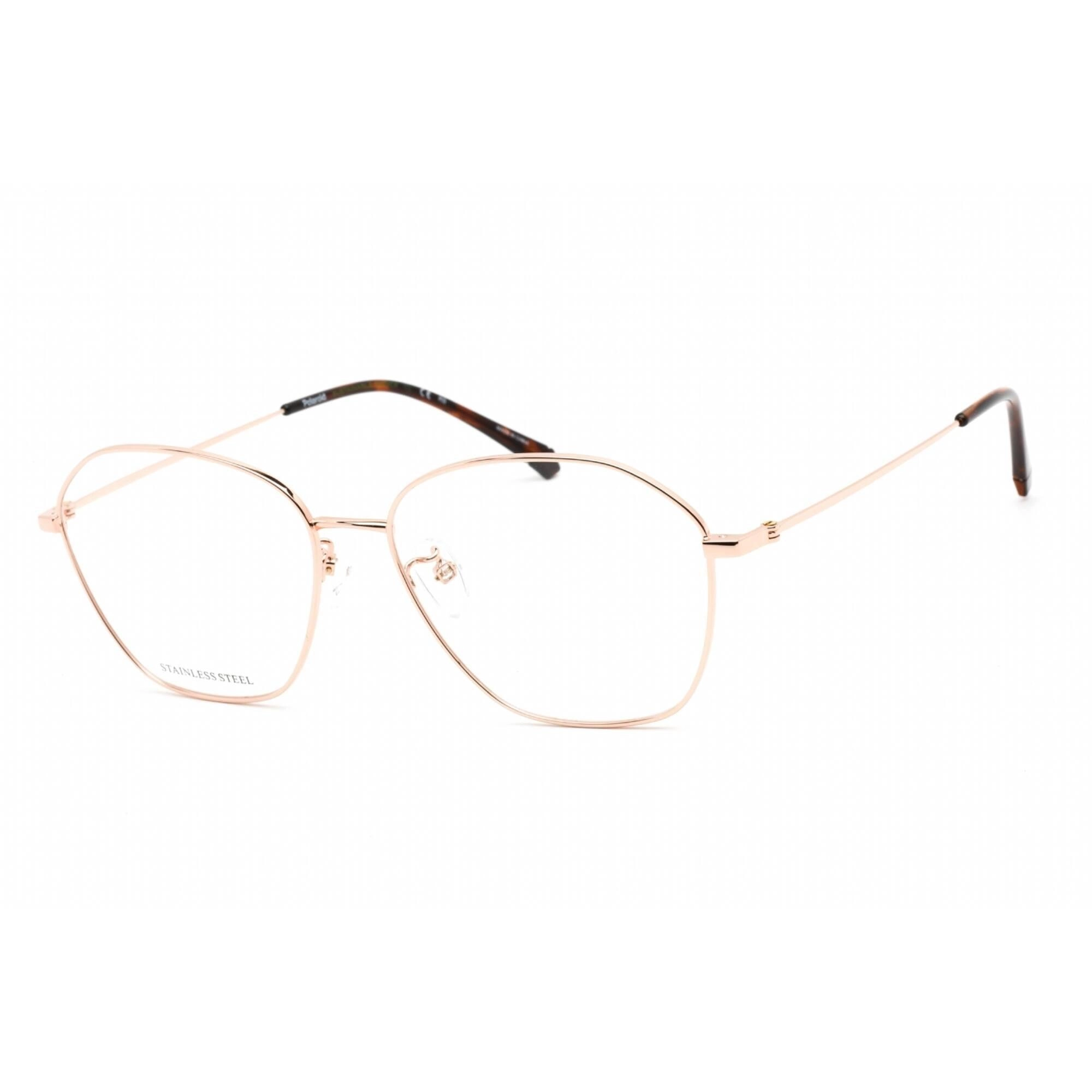 Polaroid Core Women's Eyeglasses - Gold Havana Geometric Frame | PLD D425/G 006J 00