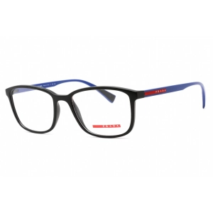 Prada Sport Men's Eyeglasses - Rectangular Shape Black Rubber Frame | 0PS 04IV 16G1O1