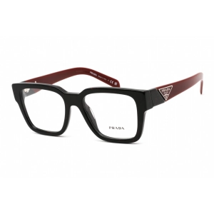 Prada Women's Eyeglasses - Etruscan Black Marble Plastic Square | 0PR 08ZV 11F1O1