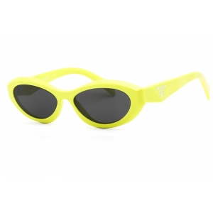 Prada Women's Sunglasses - Yellow Cat Eye Shape Frame Dark Gray Lens | 0PR 26ZS 13L08Z