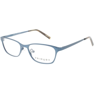 Primary Kid's Eyeglasses - Demo Lens Metal Rectangular Full Rim Frame | Pk120 Teal