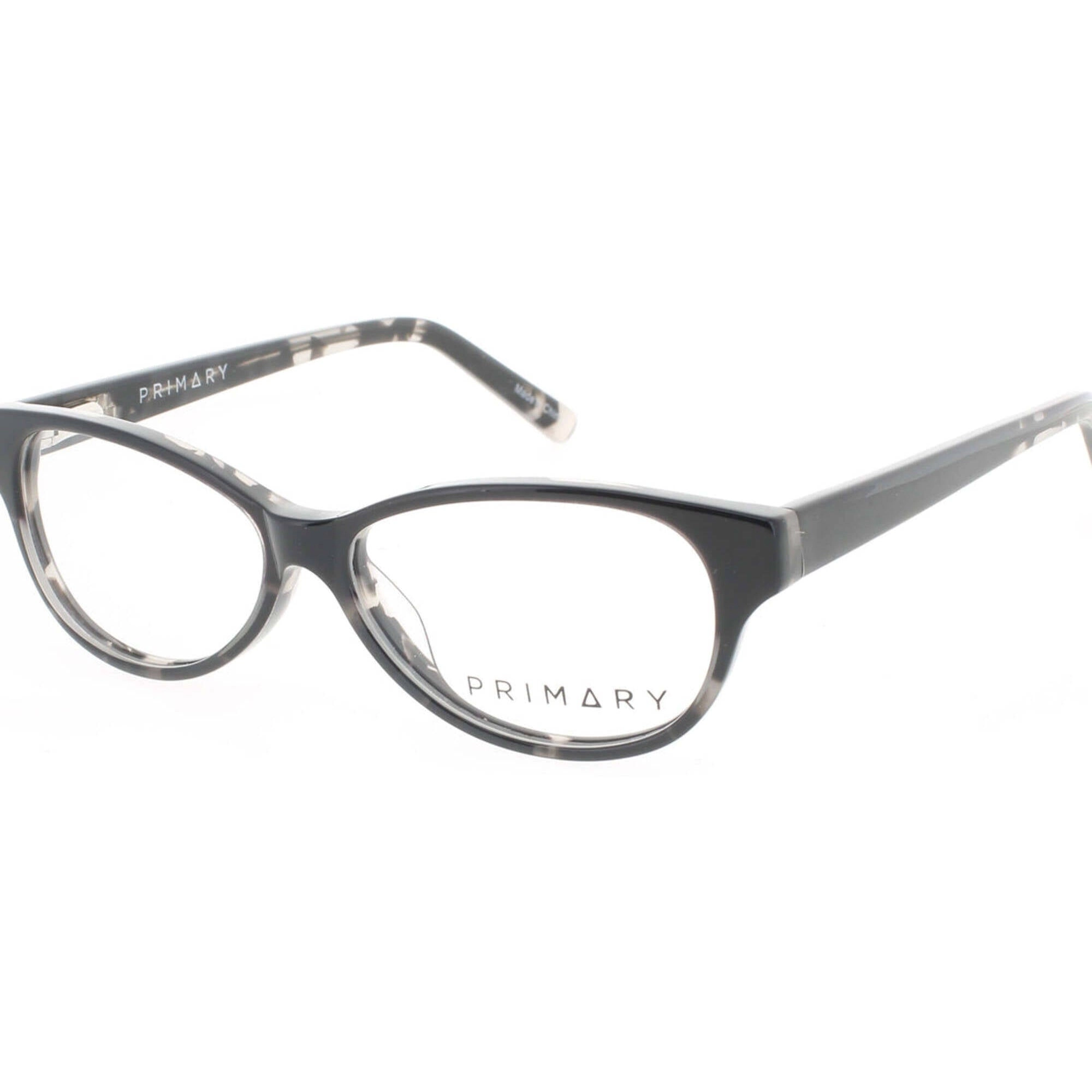 Primary Kid's Eyeglasses - Demo Lens Plastic Cat Eye Full Rim | Pk141 BlackTortoise