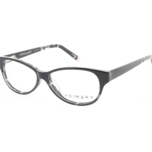 Primary Kid's Eyeglasses - Demo Lens Plastic Cat Eye Full Rim | Pk141 BlackTortoise
