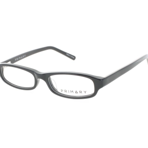 Primary Kid's Eyeglasses - Demo Lens Plastic Oval Shape Full Rim Frame | Pk139 Black