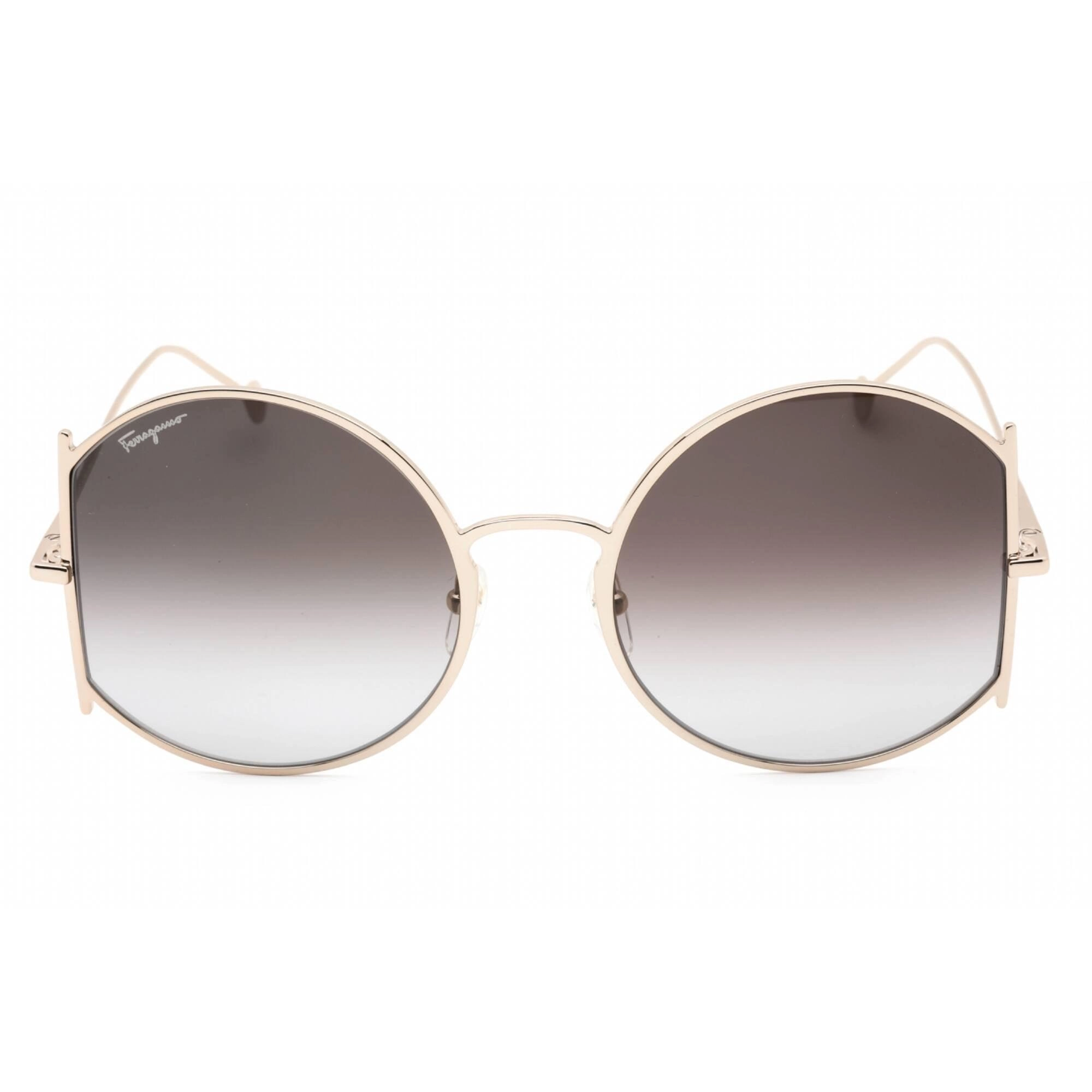Salvatore Ferragamo Women's Sunglasses - Round Frame Grey Gradient Lens | SF244S 785