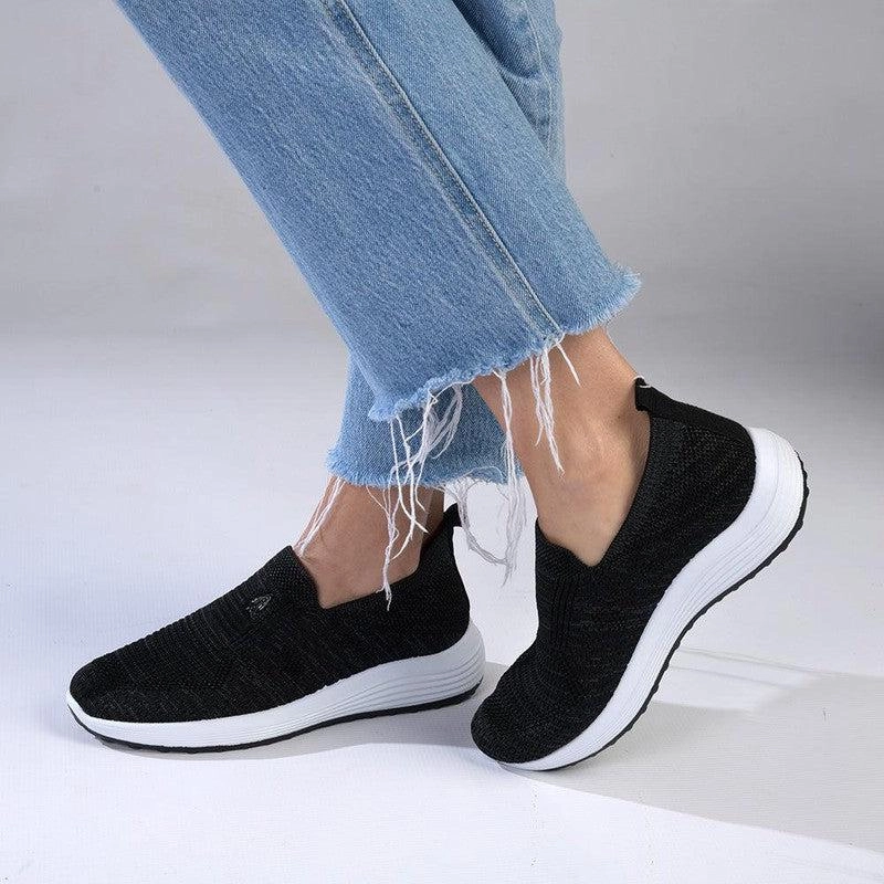 Soft Style By Hush Puppies Holden Mélange Sneaker - Charcoal