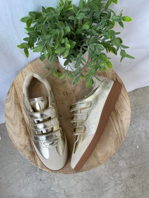Steve Madden Momentum Gold Sneaker