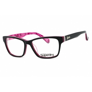 Superdry Women's Eyeglasses - Black/Pink Plastic Cat Eye Full Rim Frame | SDO-MIKA 191