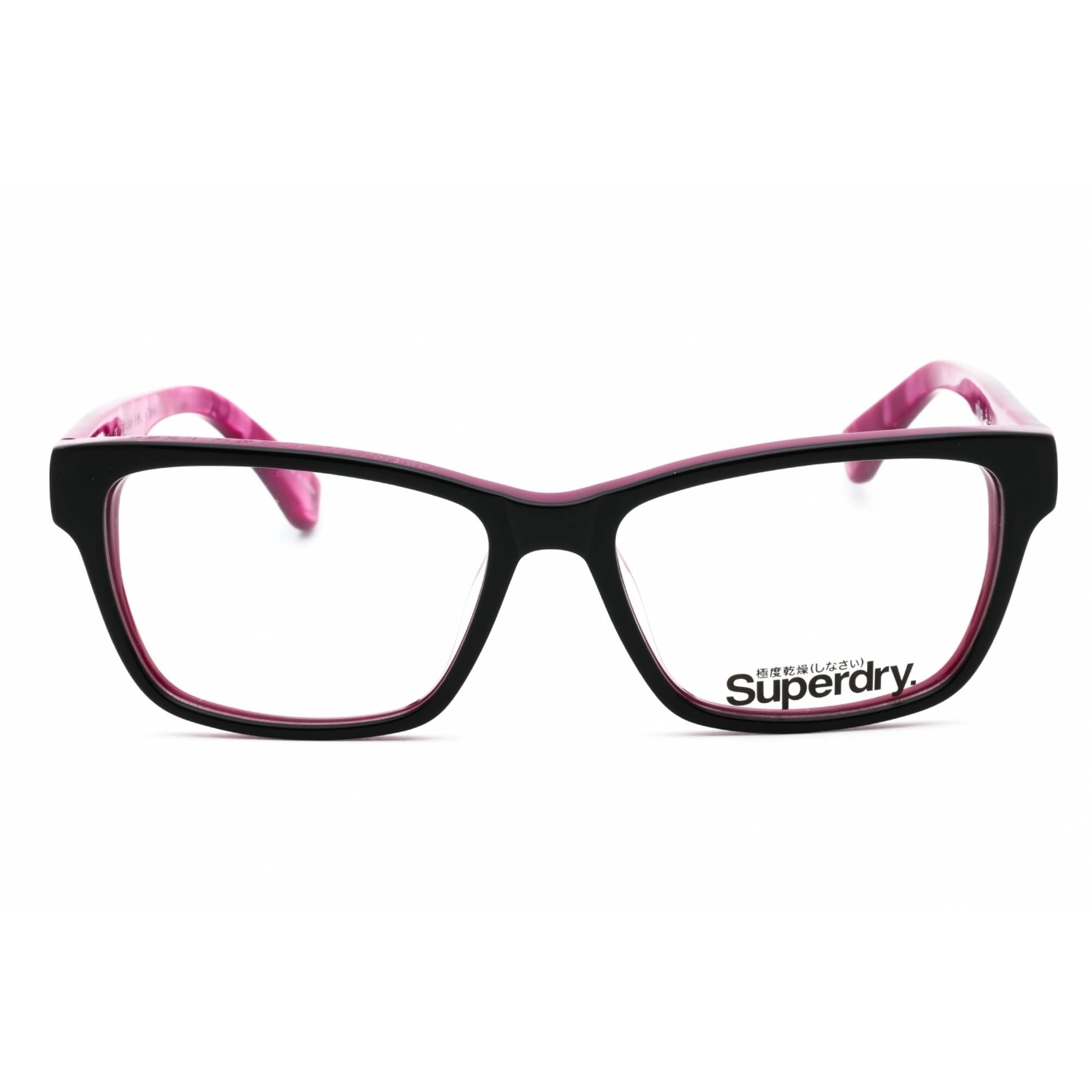 Superdry Women's Eyeglasses - Black/Pink Plastic Cat Eye Full Rim Frame | SDO-MIKA 191