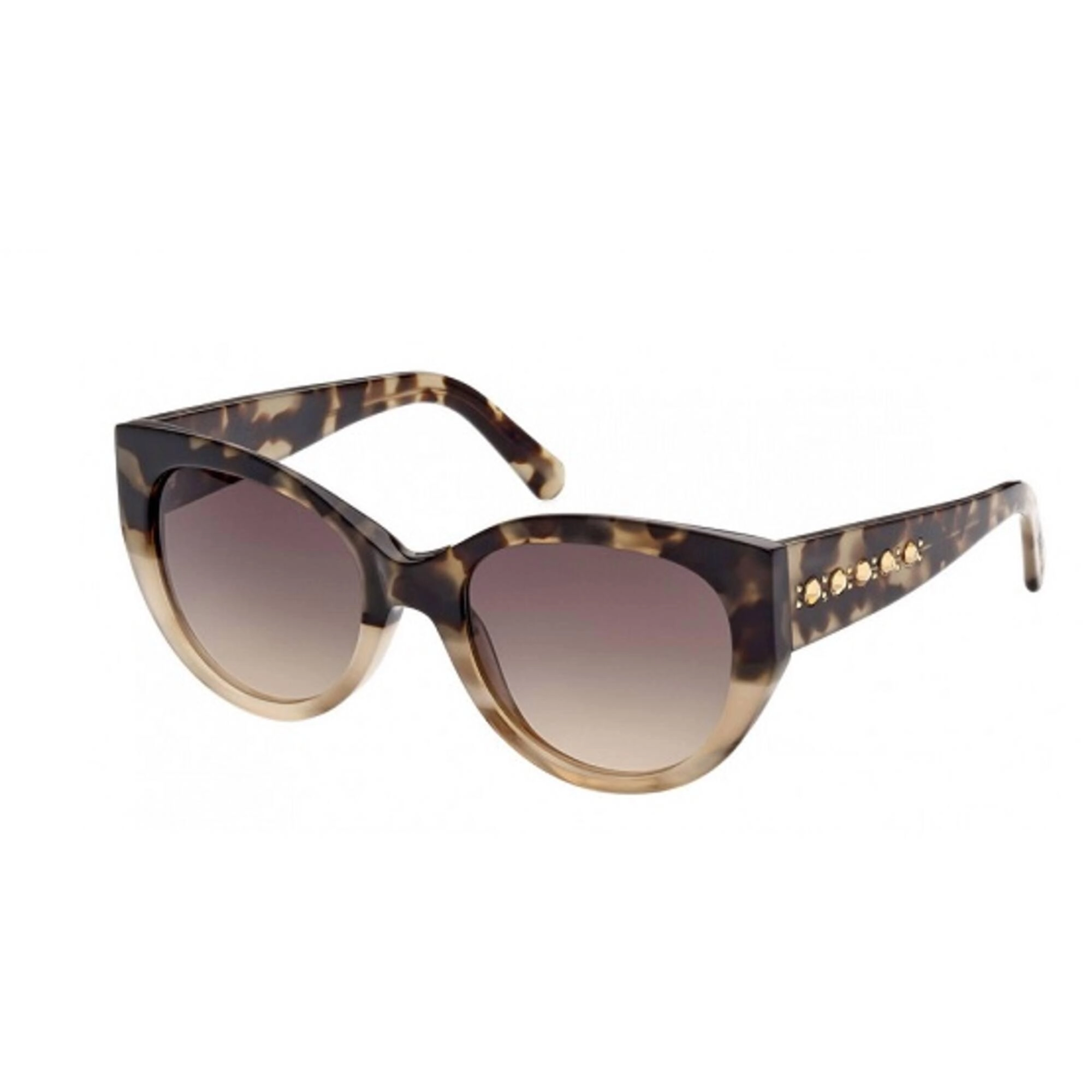 Swarovski Women's Sunglasses - Full Rim Havana Acetate Cat Eye Frame | SK0372 56F