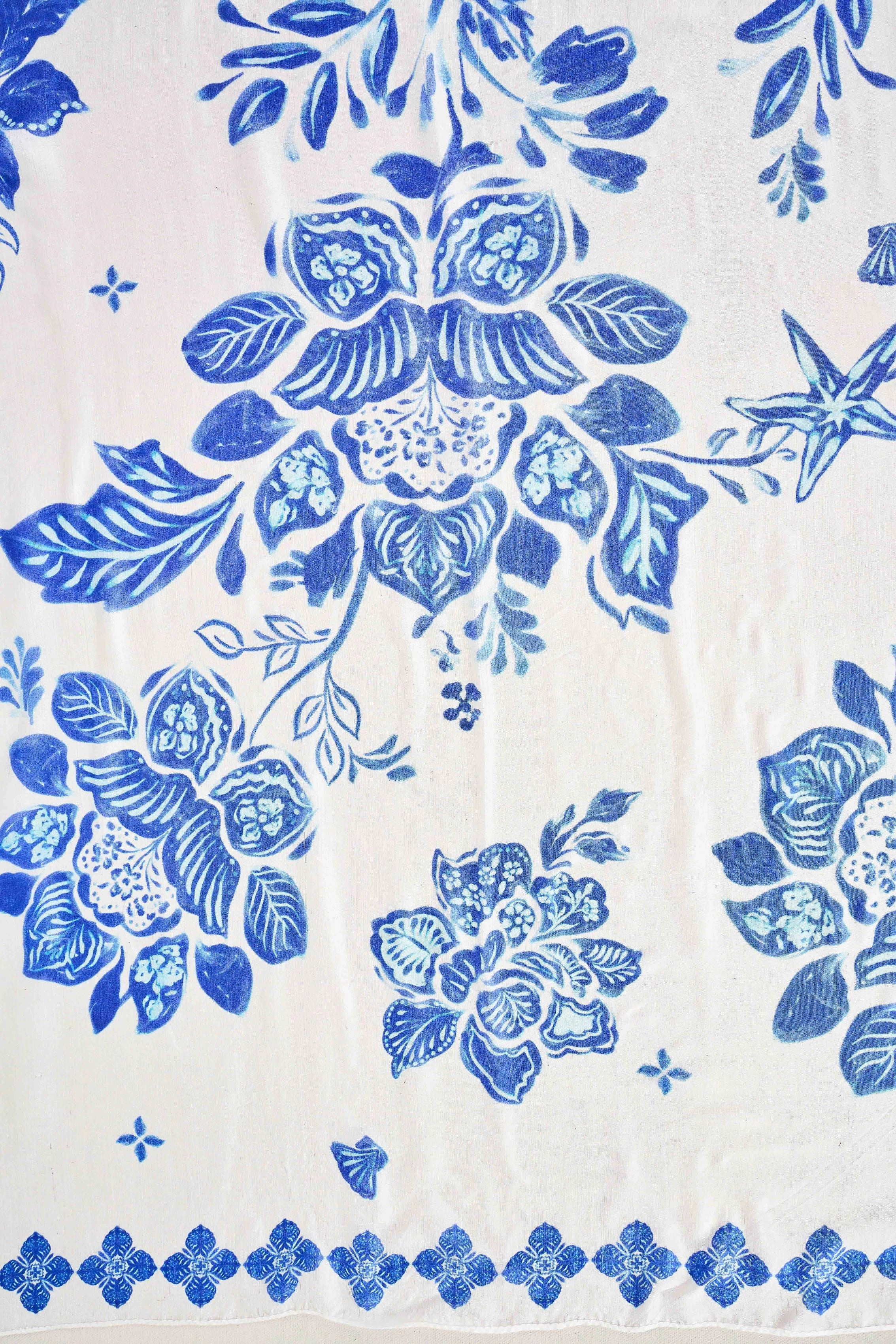 Toile De Seaside Silk Scarf - Multi