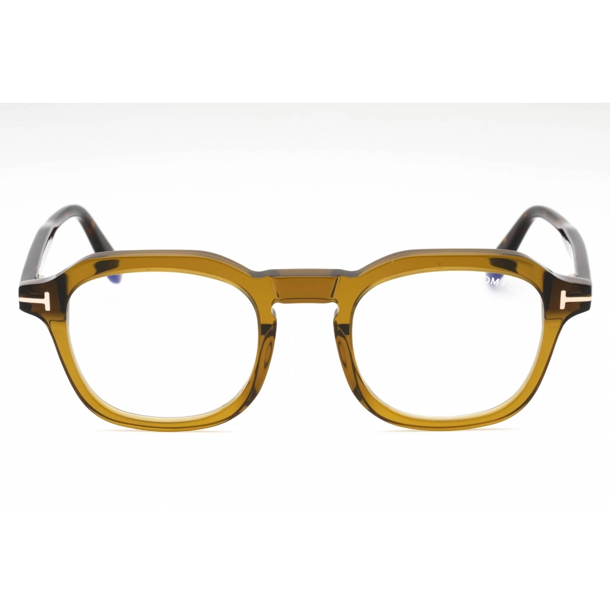 Tom Ford Men's Eyeglasses - Dark Green/Other Acetate Square Frame | FT5836-B 098