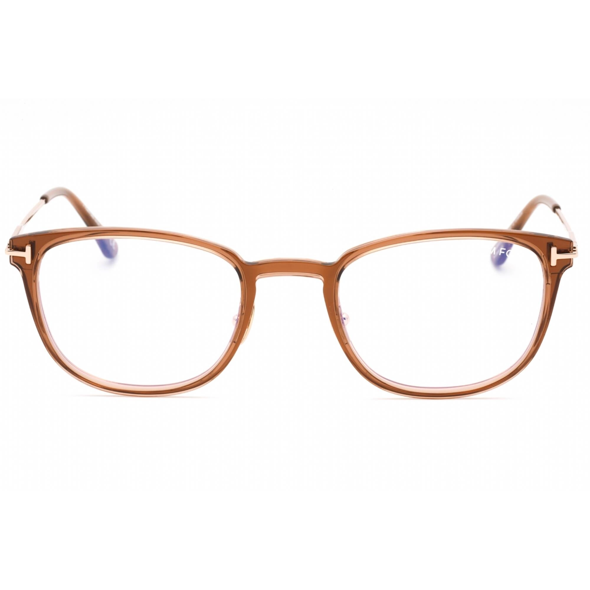 Tom Ford Men's Eyeglasses - Shiny Rose Gold Cat Eye Full Rim Frame | FT5694-B 028