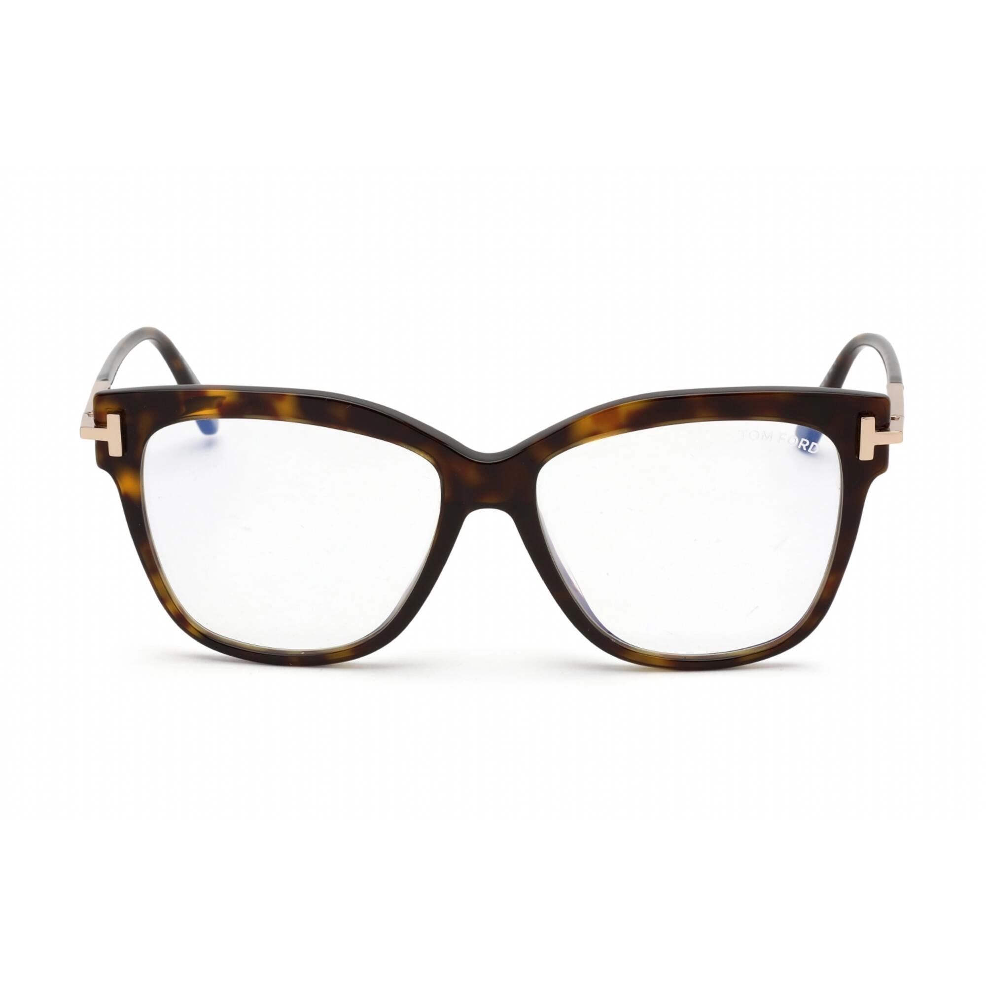 Tom Ford Women's Eyeglasses - Dark Havana Cat Eye Full Rim Frame | FT5704-F-B 052