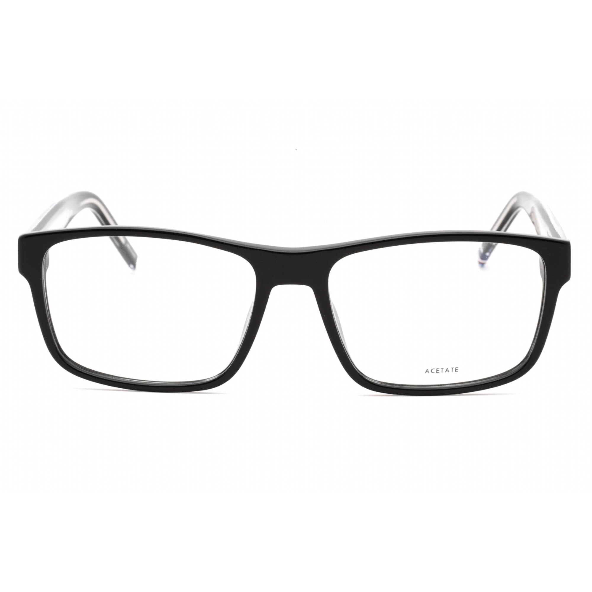 Tommy Hilfiger Men's Eyeglasses - Black Rectangular Plastic Frame | TH 1989 0807 00