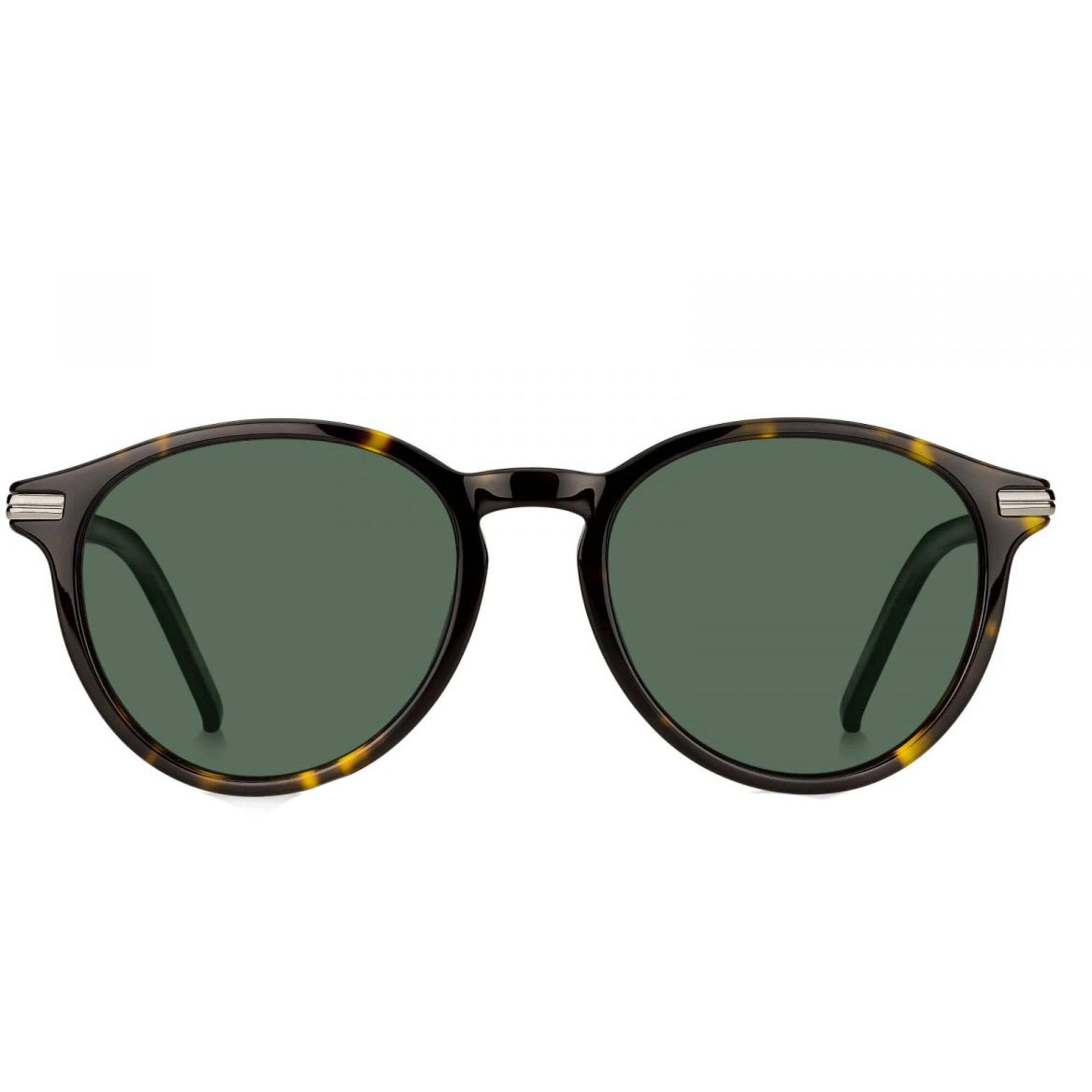 Tommy Hilfiger Men's Sunglasses - Black Havana Full Rim Oval Frame | TH 1673/S 0IWI
