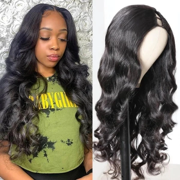 Tuneful U Part Wig Body Wave Human Hair Afforable Glueless Wigs 100% Human Hair Super Soft