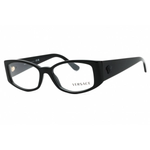 Versace Women's Eyeglasses - Black Plastic Full Rim Cat Eye Shape Frame | 0VE3343 GB1