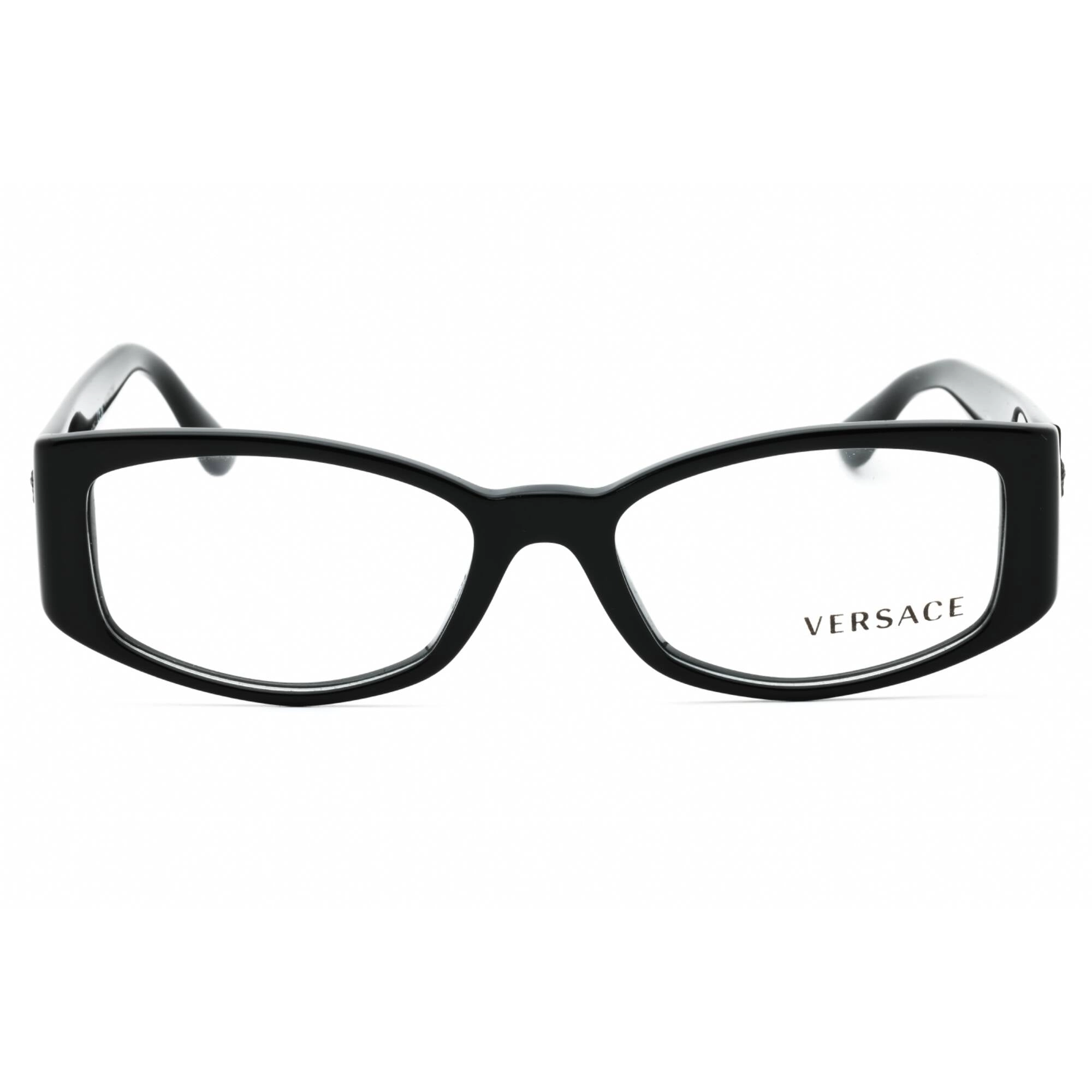 Versace Women's Eyeglasses - Black Plastic Full Rim Cat Eye Shape Frame | 0VE3343 GB1