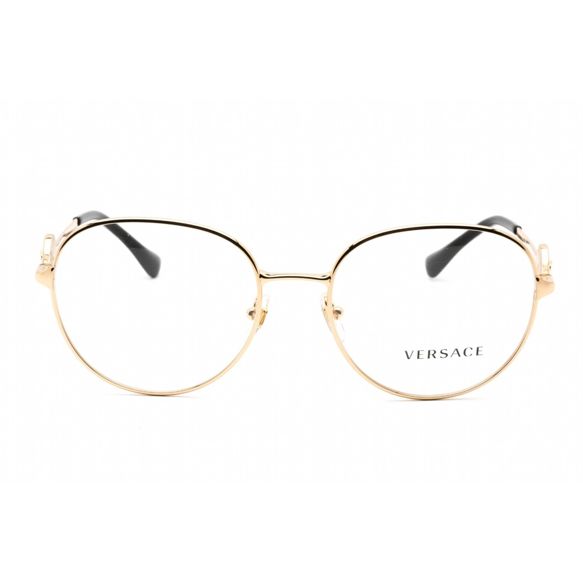 Versace Women's Eyeglasses - Full Rim Round Shape Gold Metal Frame | 0VE1288 1002