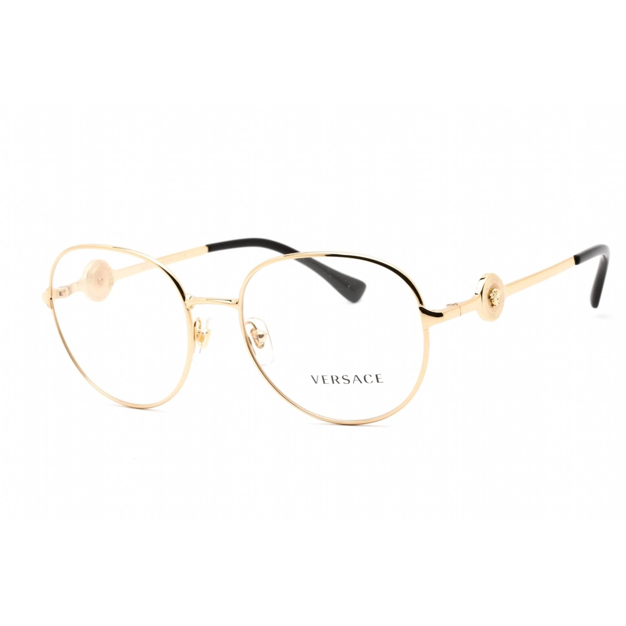 Versace Women's Eyeglasses - Full Rim Round Shape Gold Metal Frame | 0VE1288 1002