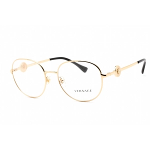 Versace Women's Eyeglasses - Full Rim Round Shape Gold Metal Frame | 0VE1288 1002
