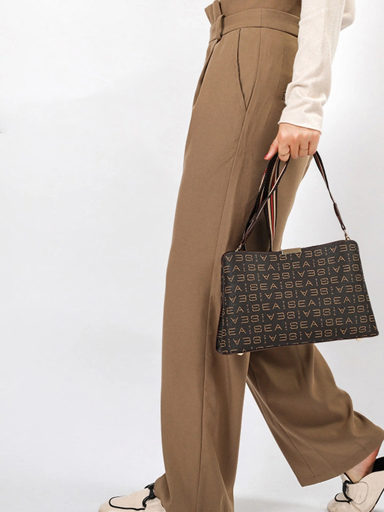 Vintage Monogram PVC Leather Crossbody Shoulder Bags