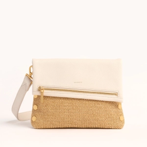 VIP | Calla Lily White Raffia/Brushed Gold | Med