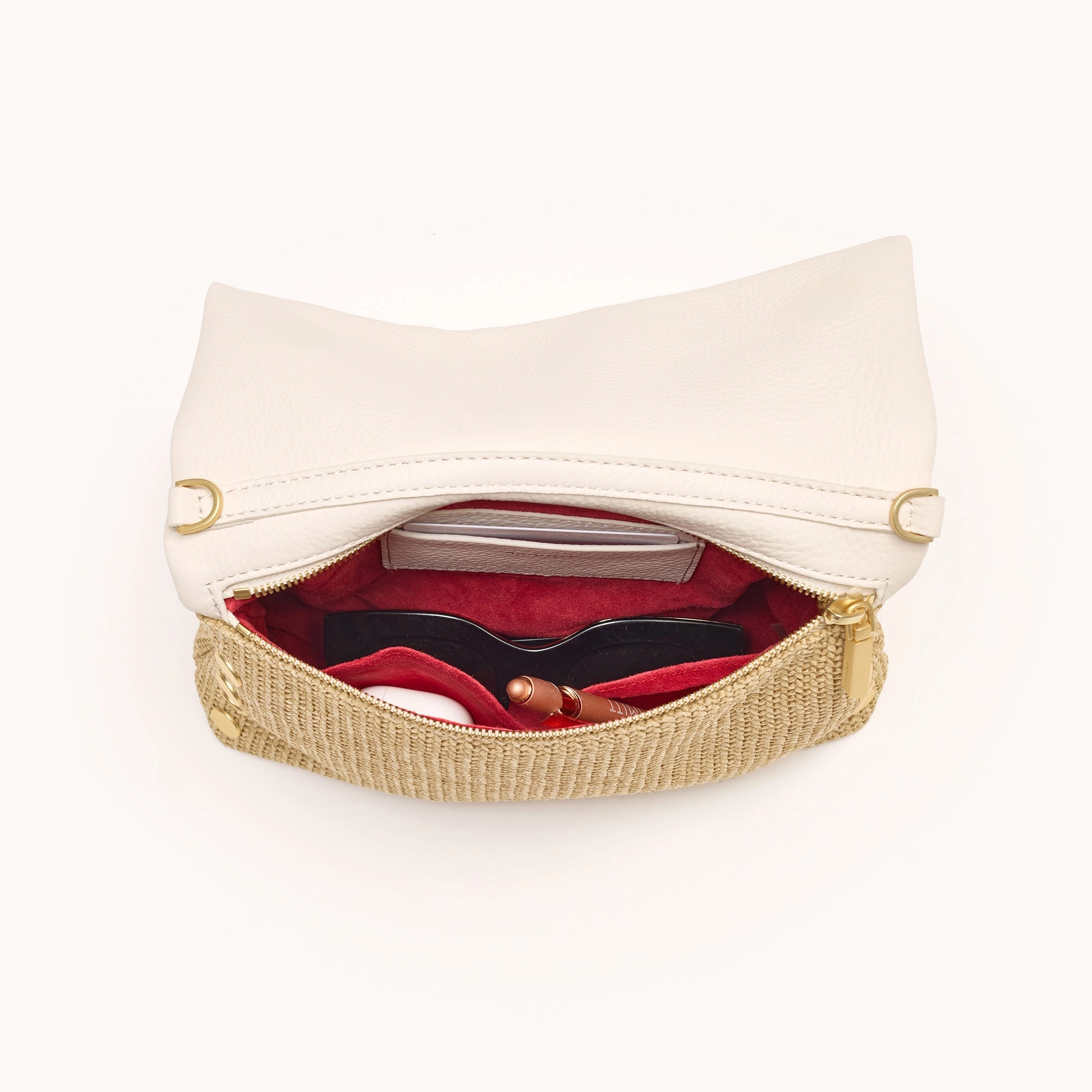 VIP | Calla Lily White Raffia/Brushed Gold | Med