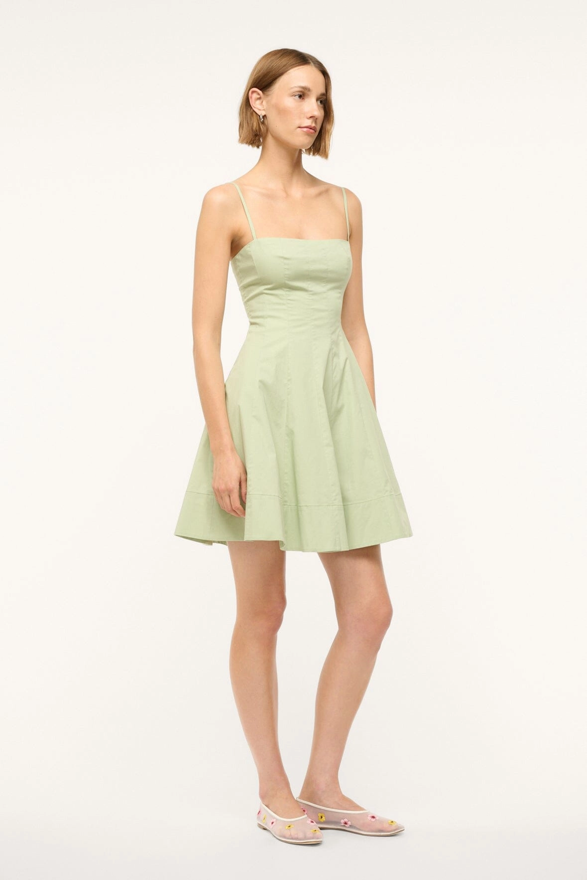 WYLIE MINI DRESS | PALE JADE