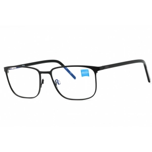 Zeiss Men's Eyeglasses - Matte Black Metal Full Rim Rectangular Frame | ZS22400 001